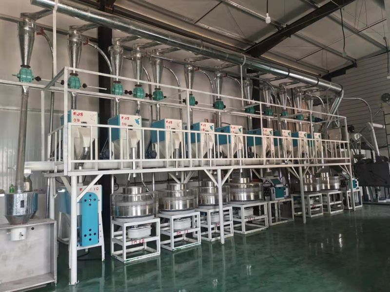 河南安陽內(nèi)黃6+2石磨面粉機